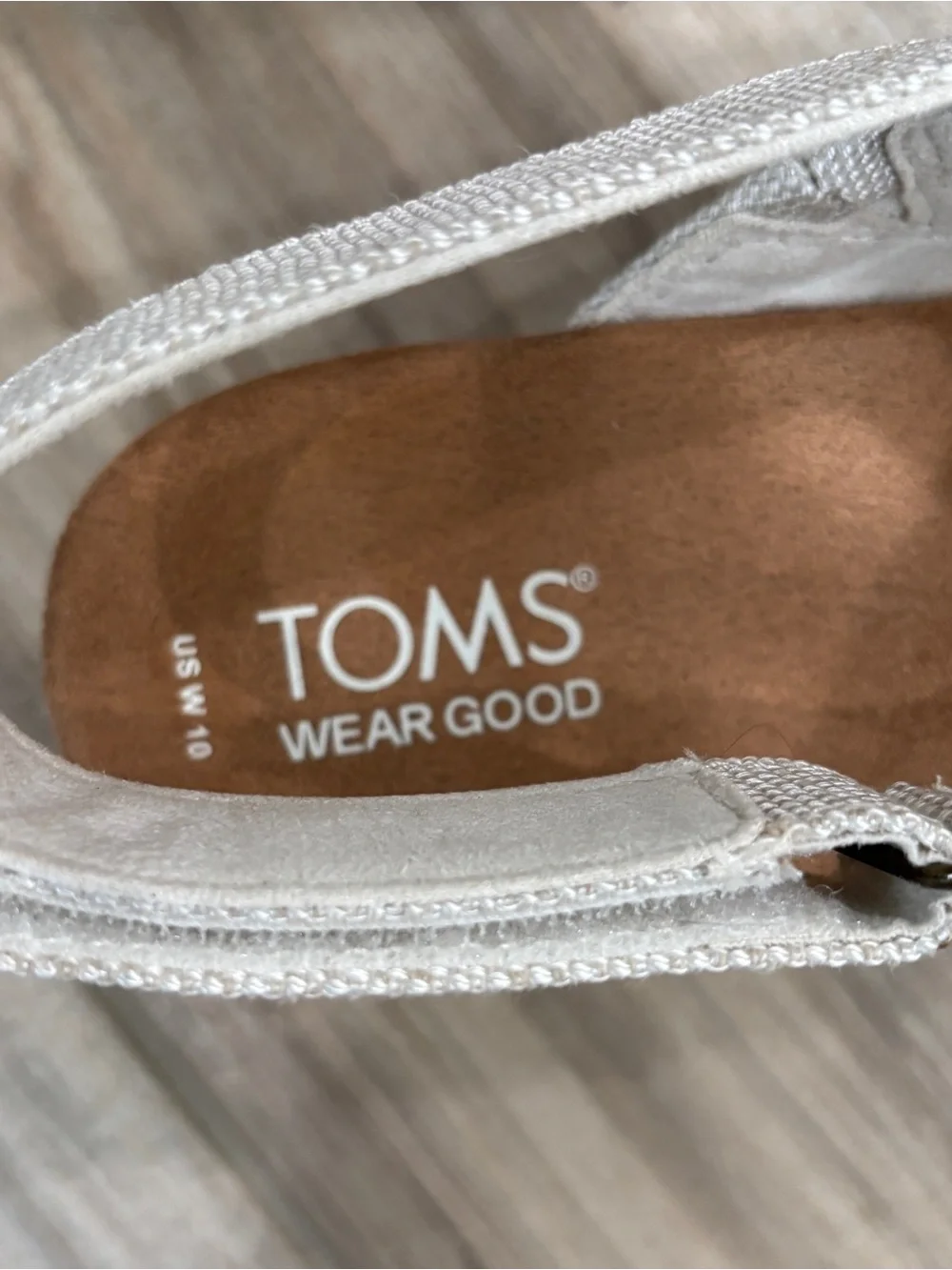 TOMS Women's Diana Crossover Natural Wedge Sandal